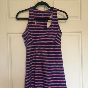 The North Face Sport Dress | Pink and Blue Stripe Racer Back